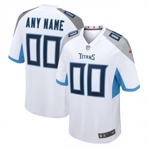 Tennessee Titans Nike Custom Game Jersey - White