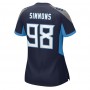Jeffery Simmons Tennessee Titans Nike Women's Alternate Game Jersey - Navy