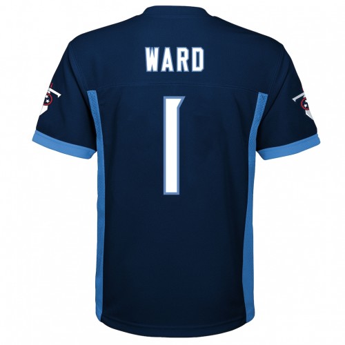 Cameron Ward Tennessee Titans Youth Replica Player Jersey - Navy