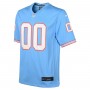 Tennessee Titans Nike Youth Oilers Throwback Custom Game Jersey - Light Blue