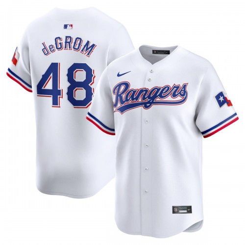 Jacob deGrom Texas Rangers Nike Home Limited Player Jersey - White