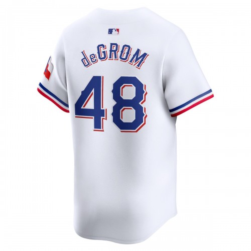 Jacob deGrom Texas Rangers Nike Home Limited Player Jersey - White