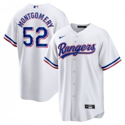 Jordan Montgomery Texas Rangers Nike Home Replica Player Jersey - White Jordan Montgomery Texas Rangers Nike Home Replica Player Jersey - White