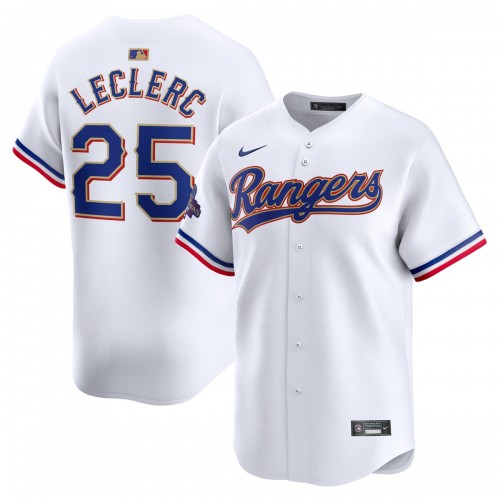 Jose Leclerc Texas Rangers Nike 2024 Gold Collection Limited Player Jersey – White