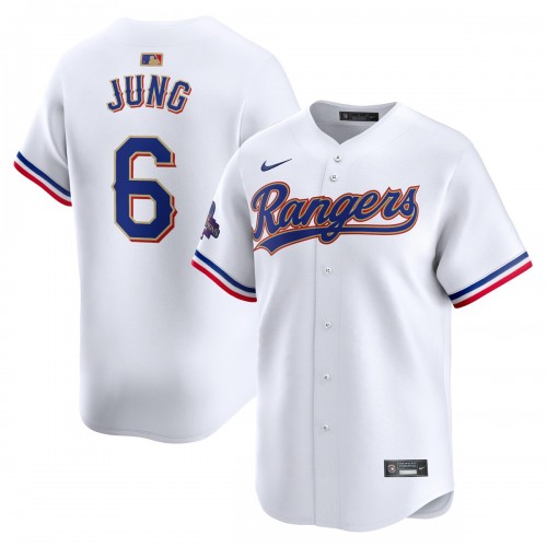 Josh Jung Texas Rangers Nike 2024 Gold Collection Limited Player Jersey – White