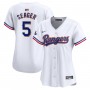 Corey Seager Texas Rangers Nike Women's 2024 Gold Collection Limited Player Jersey – White