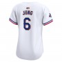 Josh Jung Texas Rangers Nike Women's 2024 Gold Collection Limited Player Jersey – White