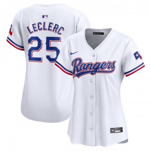 José Leclerc Texas Rangers Nike Women's  Home Limited Player Jersey - White