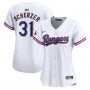 Max Scherzer Texas Rangers Nike Women's 2024 Gold Collection Limited Player Jersey – White