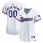 Texas Rangers Nike Women's Home Limited Custom Jersey - White