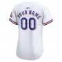 Texas Rangers Nike Women's Home Limited Custom Jersey - White