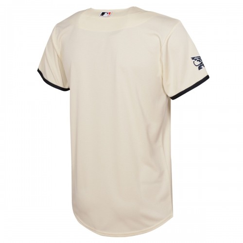 Texas Rangers Nike Youth 2023 City Connect Replica Jersey - Cream