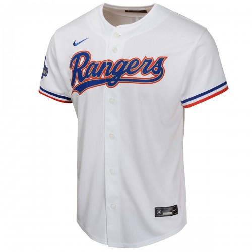 Josh Jung Texas Rangers Nike Youth 2024 Gold Collection Limited Player Jersey – White