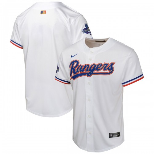 Texas Rangers Nike Youth 2024 Gold Collection Limited Jersey – White