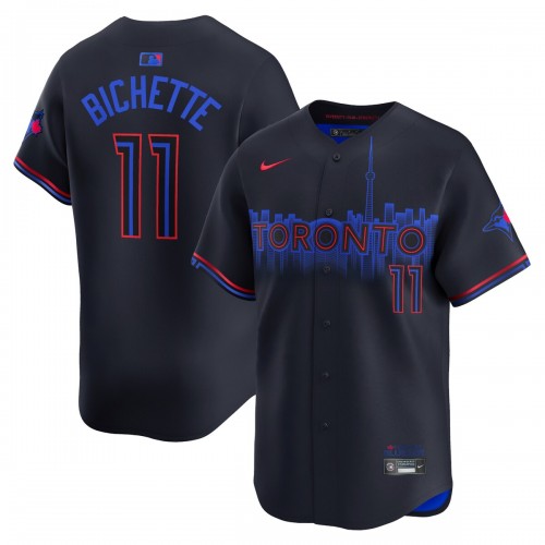 Bo Bichette Toronto Blue Jays Nike 2024 City Connect Limited Player Jersey - Black