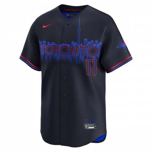 Bo Bichette Toronto Blue Jays Nike 2024 City Connect Limited Player Jersey - Black