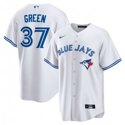 Chad Green Toronto Blue Jays Nike Home Replica Player Jersey - White Chad Green Toronto Blue Jays Nike Home Replica Player Jersey - White