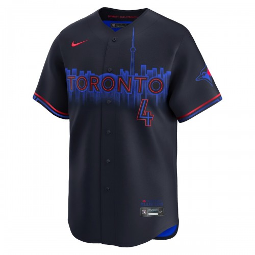 George Springer Toronto Blue Jays Nike 2024 City Connect Limited Player Jersey - Black