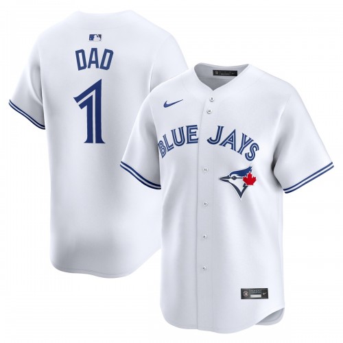 Toronto Blue Jays Nike #1 Dad Home Limited Jersey - White