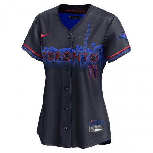 Bo Bichette Toronto Blue Jays Nike Women's 2024 City Connect Limited Player Jersey - Navy