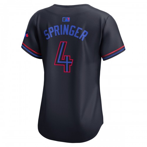 George Springer Toronto Blue Jays Nike Women's 2024 City Connect Limited Player Jersey - Navy