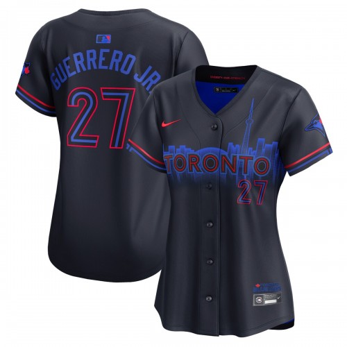 Vladimir Guerrero Jr. Toronto Blue Jays Nike Women's 2024 City Connect Limited Player Jersey - Navy