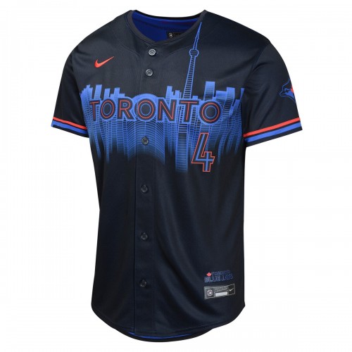 George Springer Toronto Blue Jays Nike Youth 2024 City Connect Limited Player Jersey - Navy