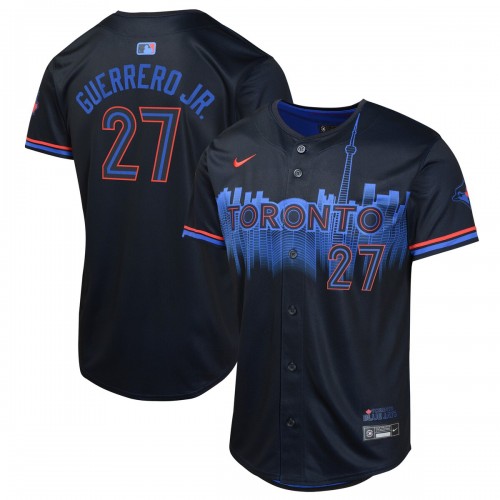 Vladimir Guerrero Toronto Blue Jays Nike Youth 2024 City Connect Limited Player Jersey - Navy