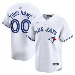 Toronto Blue Jays Nike Youth Home Limited Custom Jersey - White Toronto Blue Jays Nike Youth Home Limited Custom Jersey - White
