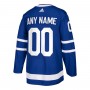 Toronto Maple Leafs adidas Authentic Custom Jersey - Blue