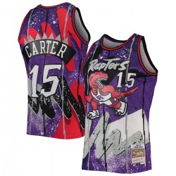 Vince Carter Toronto Raptors Throwback Hardwood Classics 1998-99 Hyper Hoops Jersey - Purple