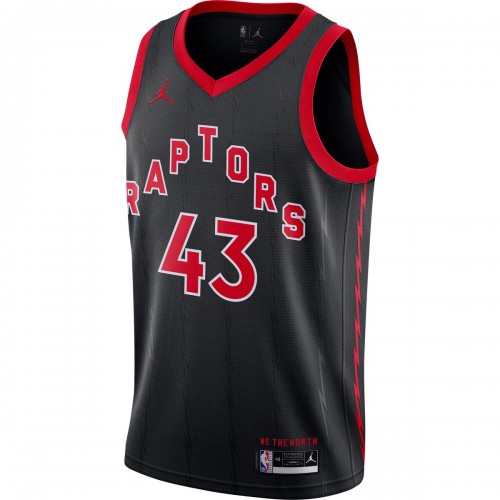 Pascal Siakam Toronto Raptors Jordan Brand 2020/21 Swingman Jersey - Statement Edition - Black