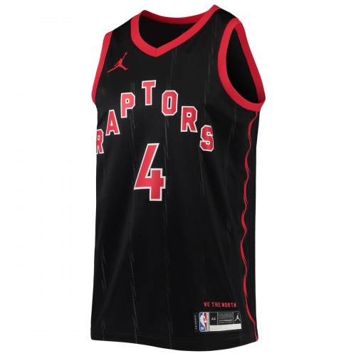 Scottie Barnes Toronto Raptors Jordan Brand 2021/22 Swingman Jersey - Statement Edition - Black