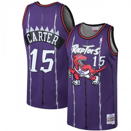 Vince Carter Toronto Raptors Throwback Mitchell & Ness 1998-99 Hardwood Classics Jersey - Purple