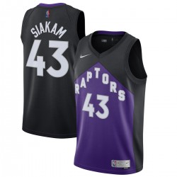 Pascal Siakam Toronto Raptors Nike 2020/21 Swingman Player Jersey Black/Purple - Earned Edition Pascal Siakam Toronto Raptors Nike 2020/21 Swingman Player Jersey Black/Purple - Earned Edition