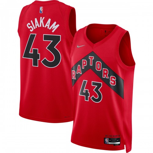 Pascal Siakam Toronto Raptors Nike 2021/22 Diamond Swingman Jersey - Icon Edition - Red