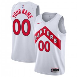 Toronto Raptors Nike 2020/21 Swingman Custom Jersey - Association Edition - White Toronto Raptors Nike 2020/21 Swingman Custom Jersey - Association Edition - White