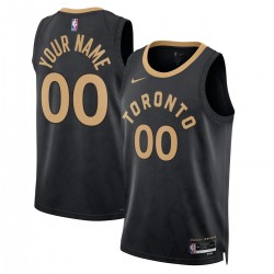 Toronto Raptors Nike Unisex 2022/23 Swingman Custom Jersey - City Edition - Black Toronto Raptors Nike Unisex 2022/23 Swingman Custom Jersey - City Edition - Black