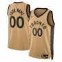 Toronto Raptors Nike Unisex 2023/24 Custom Swingman Jersey - Gold - City Edition