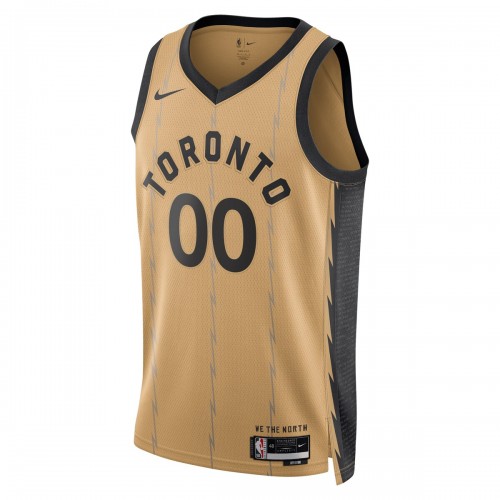 Toronto Raptors Nike Unisex 2023/24 Custom Swingman Jersey - Gold - City Edition