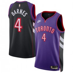 Scottie Barnes Toronto Raptors Nike Unisex 2024/25 Swingman Jersey - Purple - Classic Edition