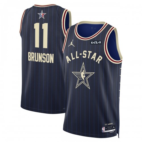 Jalen Brunson Jordan Brand Unisex 2024 NBA All-Star Game Swingman Jersey - Navy