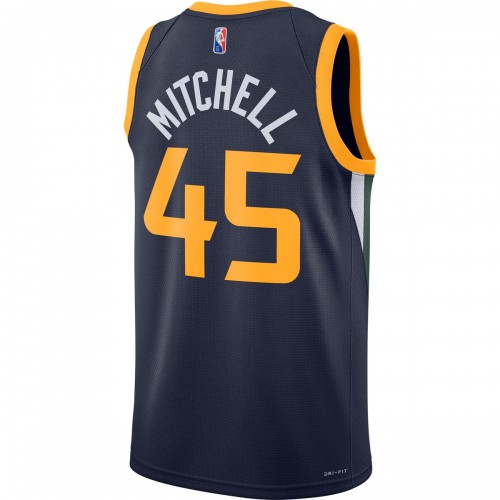 Donovan Mitchell Utah Jazz Nike 2021/22 Diamond Swingman Jersey - Icon Edition - Navy