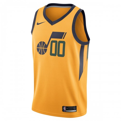 Utah Jazz Nike Swingman Custom Jersey - Statement Edition - Gold