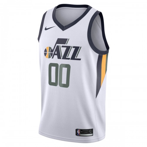 Utah Jazz Nike Swingman Custom Jersey - Association Edition - White
