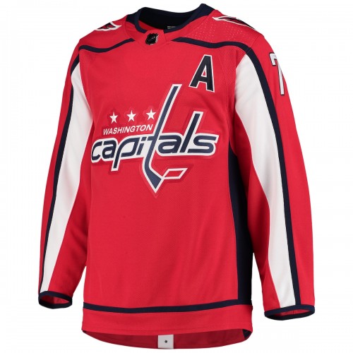John Carlson Washington Capitals adidas Home Authentic Player Jersey - Red