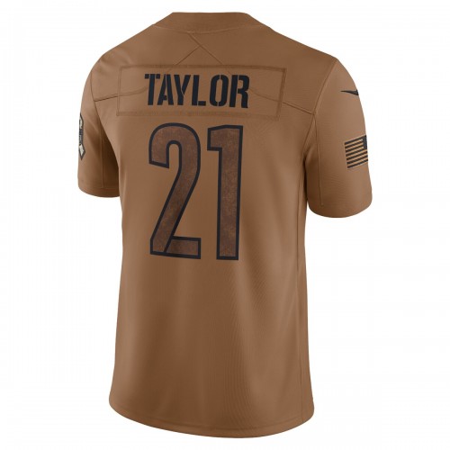Sean Taylor Washington Commanders Nike 2023 Salute To Service Retired Player Limited Jersey - Brown