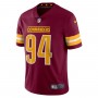 Da'Ron Payne Washington Commanders Nike Vapor Limited Jersey - Burgundy