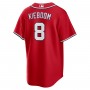 Carter Kieboom Washington Nationals Nike Alternate Replica Player Name Jersey - Red