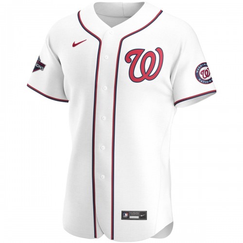 Washington Nationals Nike 2019 World Series Champions Home Authentic Team Jersey - White